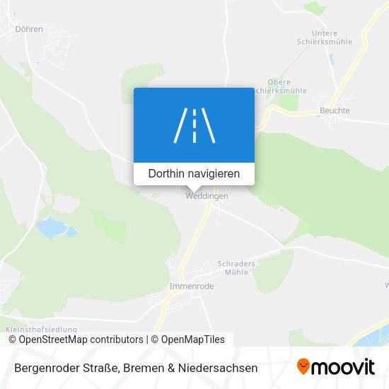 Bergenroder Straße Karte