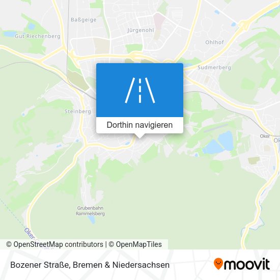 Bozener Straße Karte