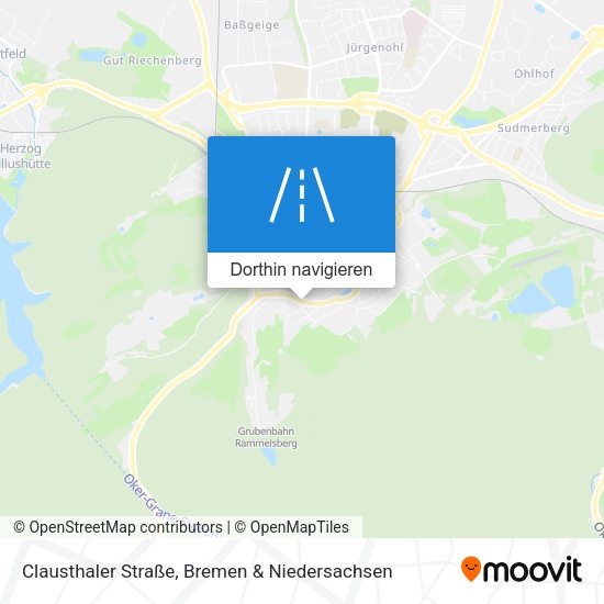 Clausthaler Straße Karte