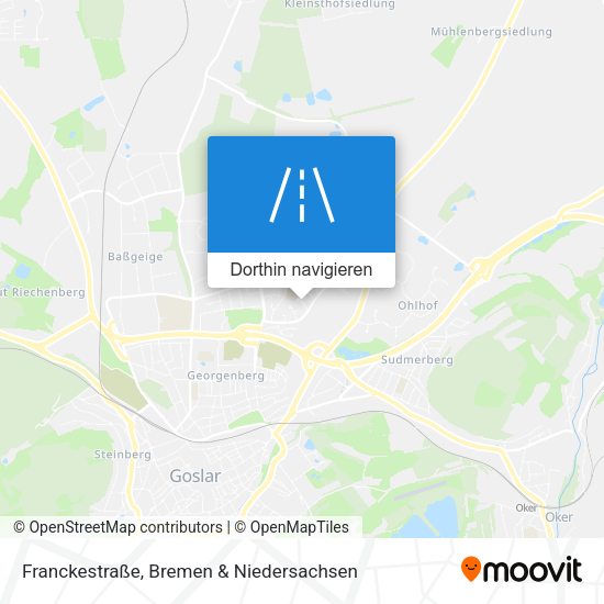 Franckestraße Karte