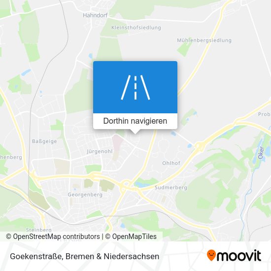 Goekenstraße Karte