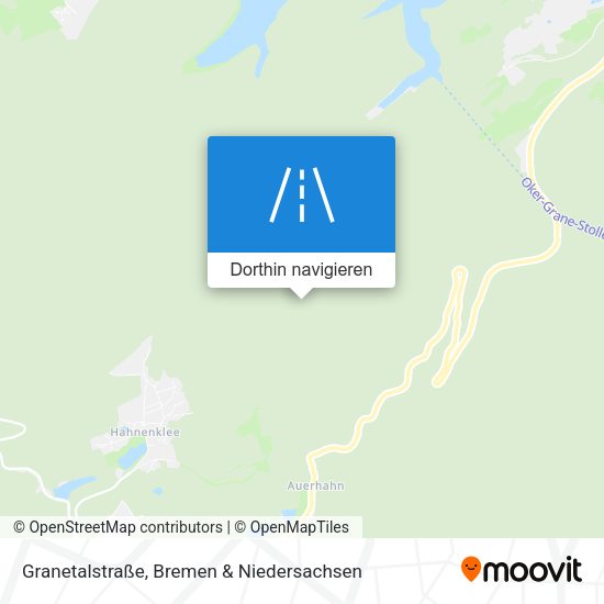 Granetalstraße Karte