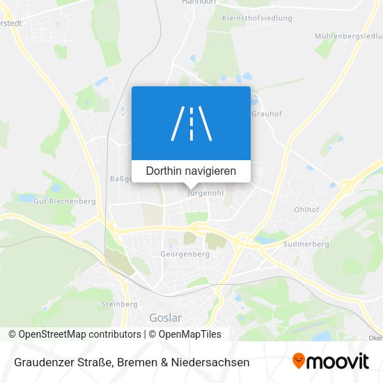 Graudenzer Straße Karte