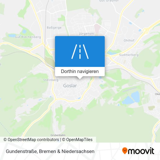 Gundenstraße Karte
