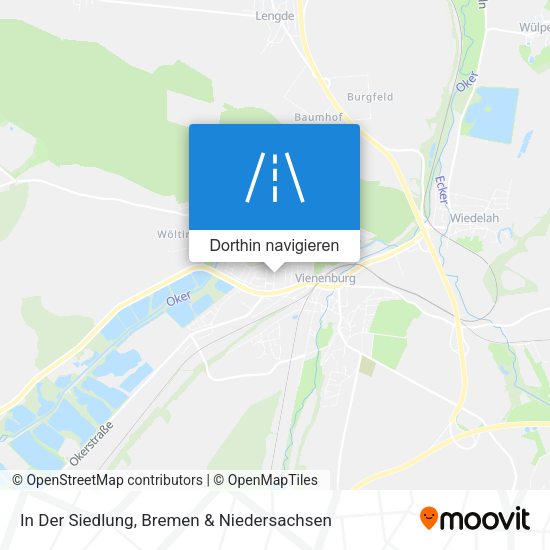In Der Siedlung Karte