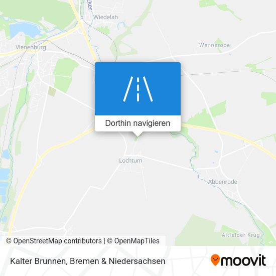 Kalter Brunnen Karte