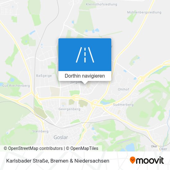Karlsbader Straße Karte