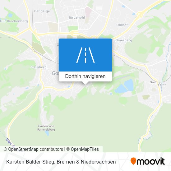 Karsten-Balder-Stieg Karte