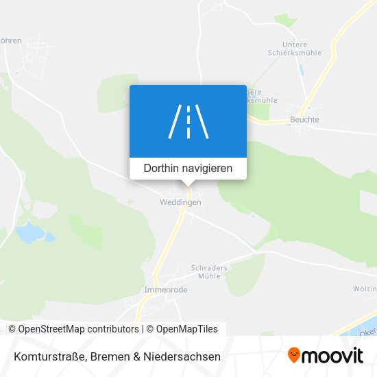 Komturstraße Karte