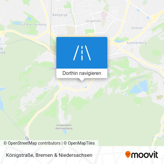 Königstraße Karte