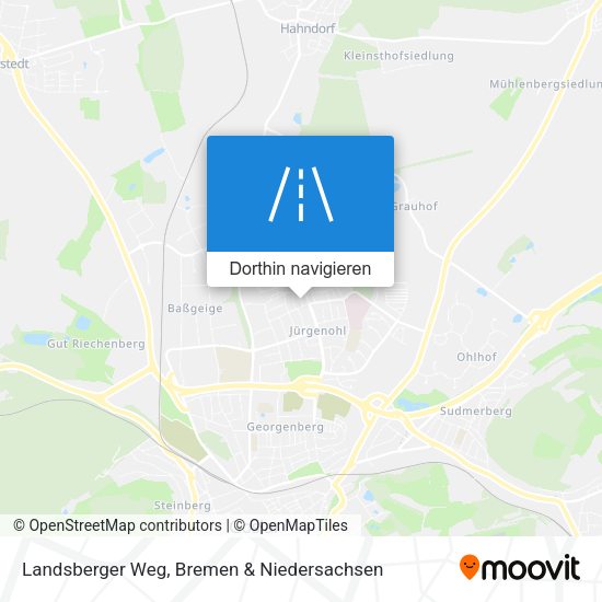 Landsberger Weg Karte