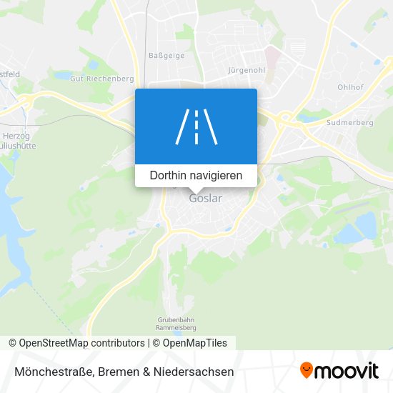 Mönchestraße Karte