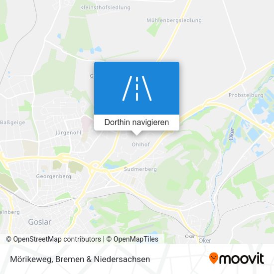 Mörikeweg Karte