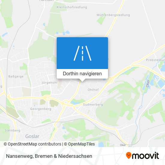 Nansenweg Karte