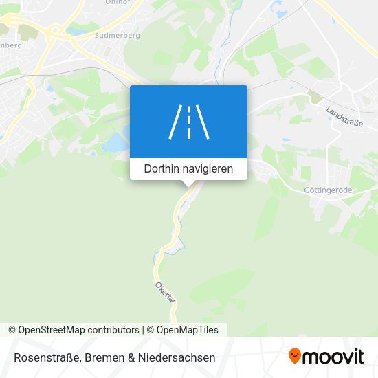 Rosenstraße Karte