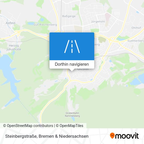 Steinbergstraße Karte
