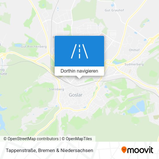 Tappenstraße Karte
