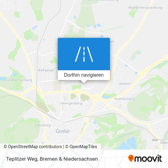 Teplitzer Weg Karte