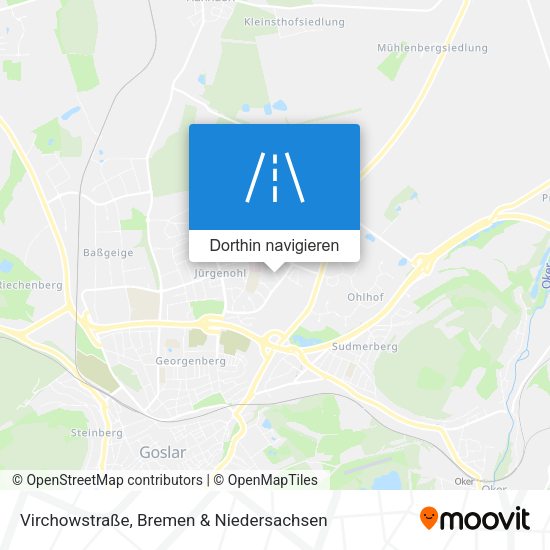 Virchowstraße Karte