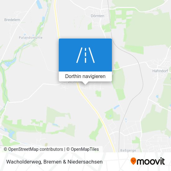 Wacholderweg Karte