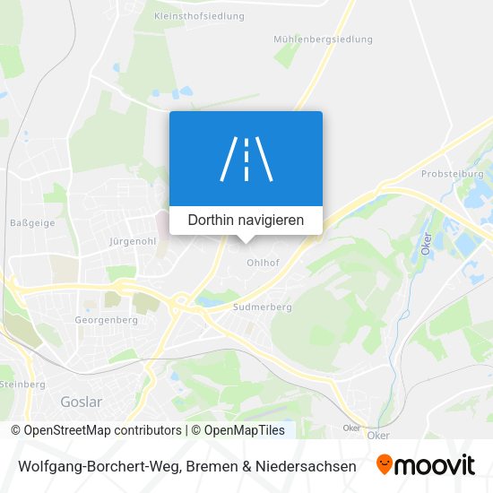 Wolfgang-Borchert-Weg Karte