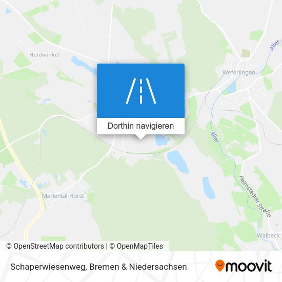 Schaperwiesenweg Karte