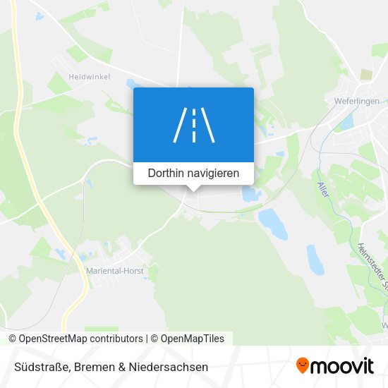 Südstraße Karte