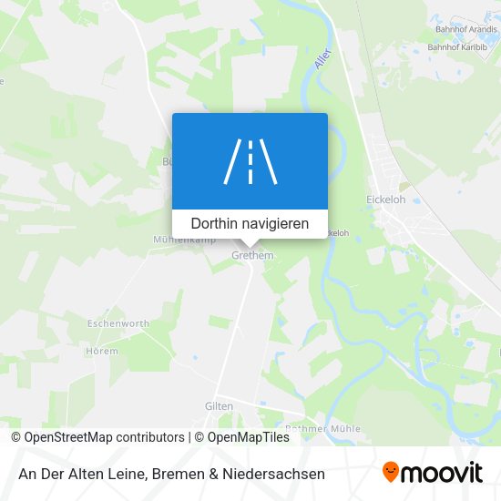An Der Alten Leine Karte