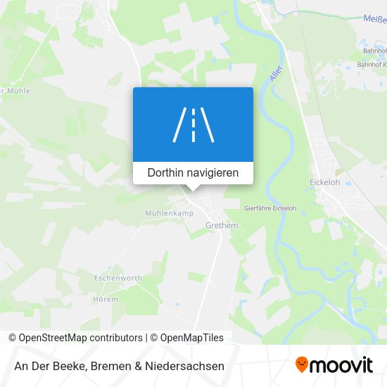 An Der Beeke Karte
