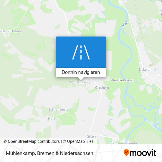 Mühlenkamp Karte