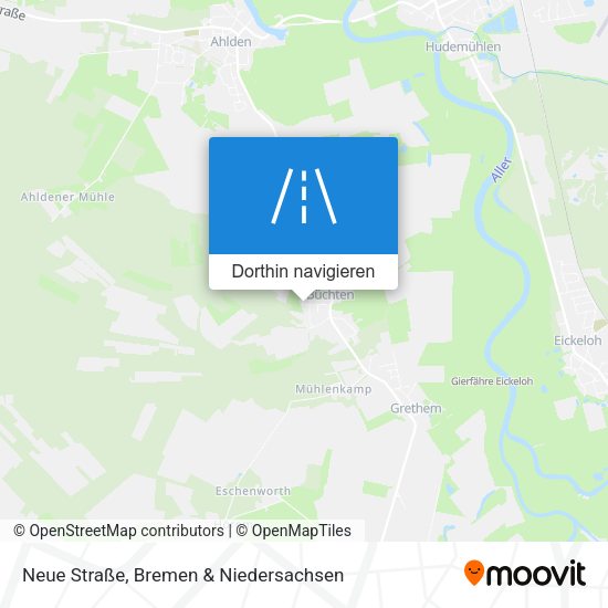 Neue Straße Karte