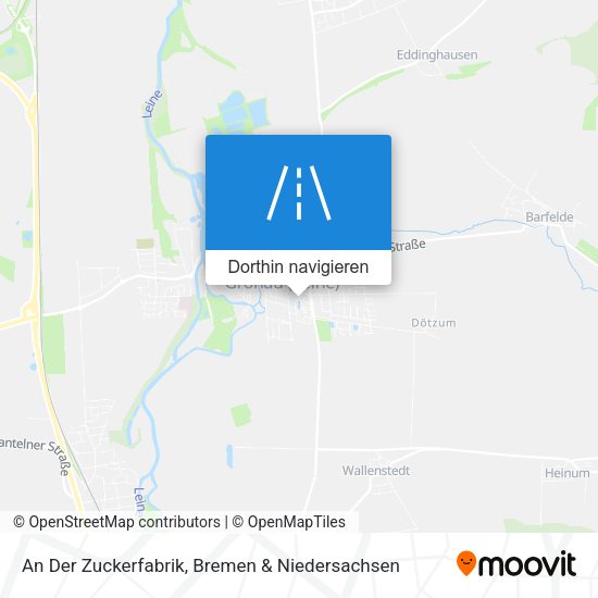 An Der Zuckerfabrik Karte