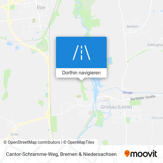 Cantor-Schramme-Weg Karte