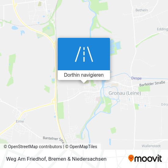 Weg Am Friedhof Karte