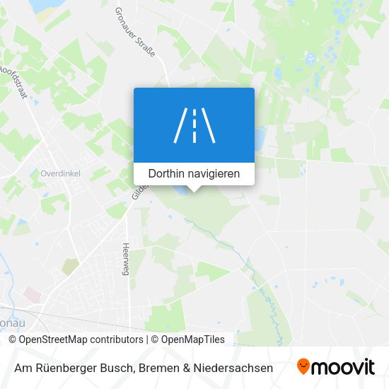 Am Rüenberger Busch Karte
