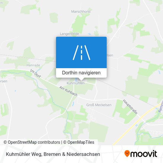 Kuhmühler Weg Karte