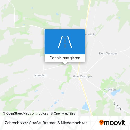 Zahrenholzer Straße Karte