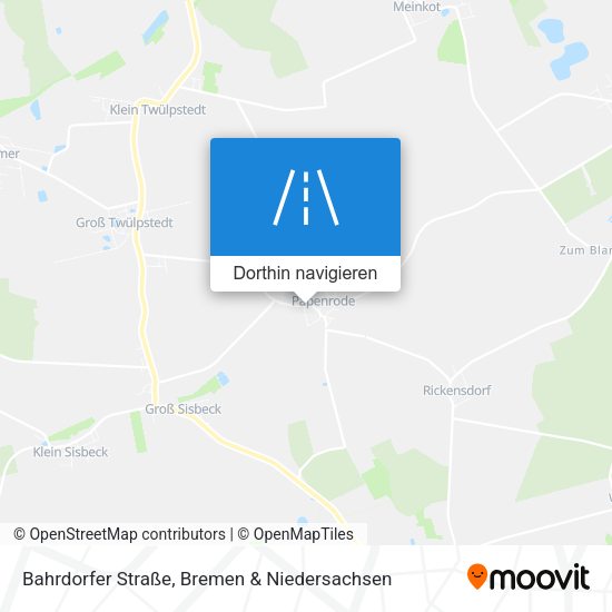Bahrdorfer Straße Karte