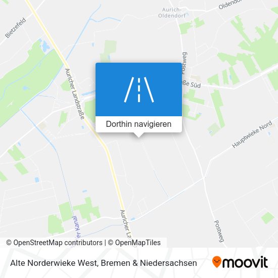Alte Norderwieke West Karte