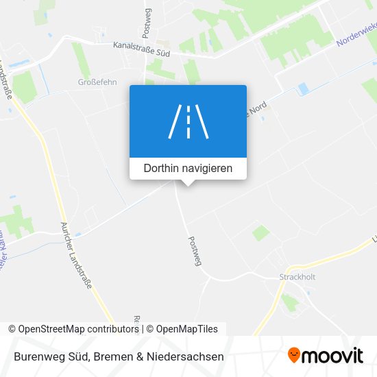 Burenweg Süd Karte