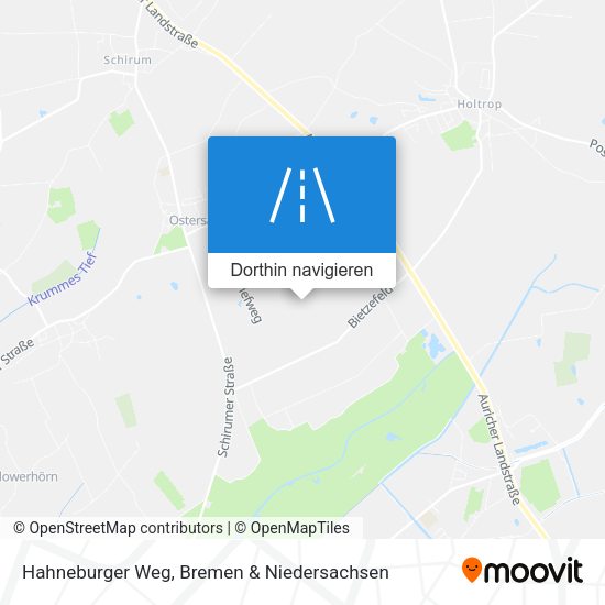 Hahneburger Weg Karte