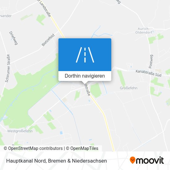 Hauptkanal Nord Karte