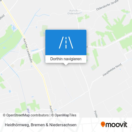 Heidhörnweg Karte