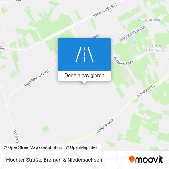 Höchter Straße Karte