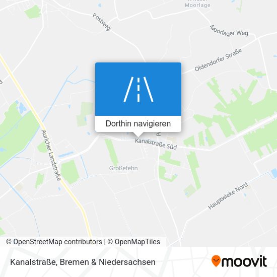 Kanalstraße Karte