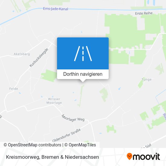 Kreismoorweg Karte