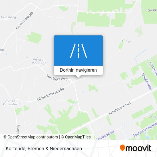 Körtende Karte