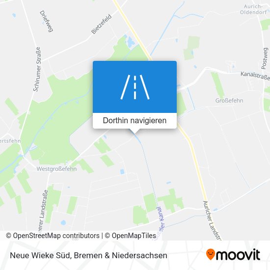 Neue Wieke Süd Karte