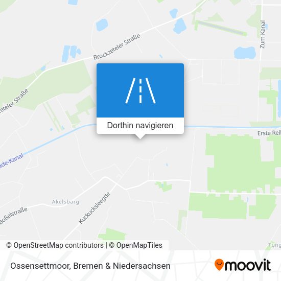 Ossensettmoor Karte