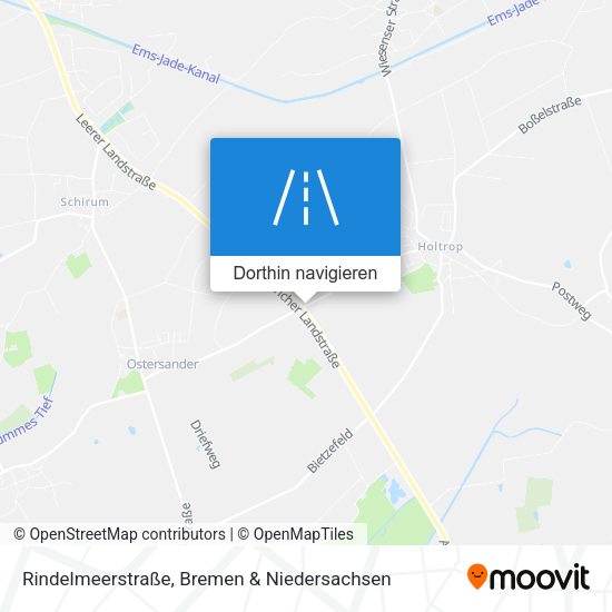 Rindelmeerstraße Karte